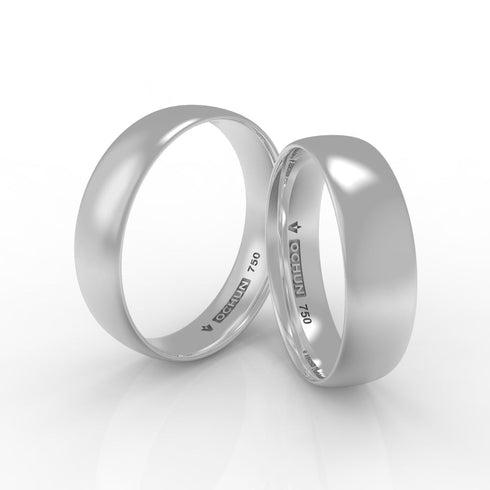 Akiva Penta - Anillos De Matrimonio Oro 18K - Ochun Joyeros
